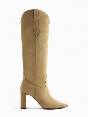 Zara Suede Knee-High boot